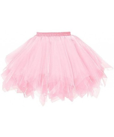 Women's Puffy Tutu Layered Tulle Petticoat Skirt for Party Short Vintage Ballet Bubble Dance Skirts - N - CM193EC5QZK $28.79 ...