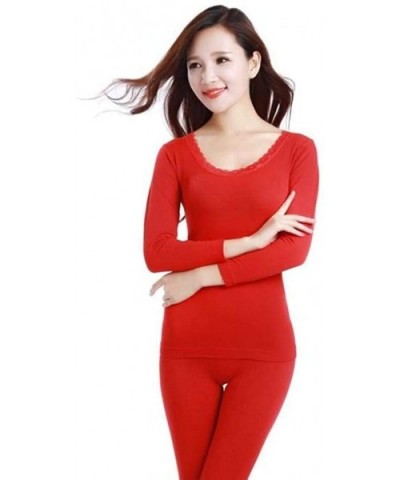 Long Johns Winter Women Sexy Thermal Underwear Suit Women Body Shaped Slim Ladies Intimate Sets Girly Area - 5 - CI1992QQ23X ...