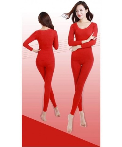 Long Johns Winter Women Sexy Thermal Underwear Suit Women Body Shaped Slim Ladies Intimate Sets Girly Area - 5 - CI1992QQ23X ...