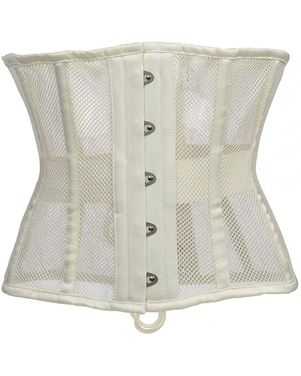 Women Boned Waist Training Corsets Mesh Body Shaper Waist Cincher Sporting Girdle Belt - White - CI197USMX0X $45.56 Bustiers ...