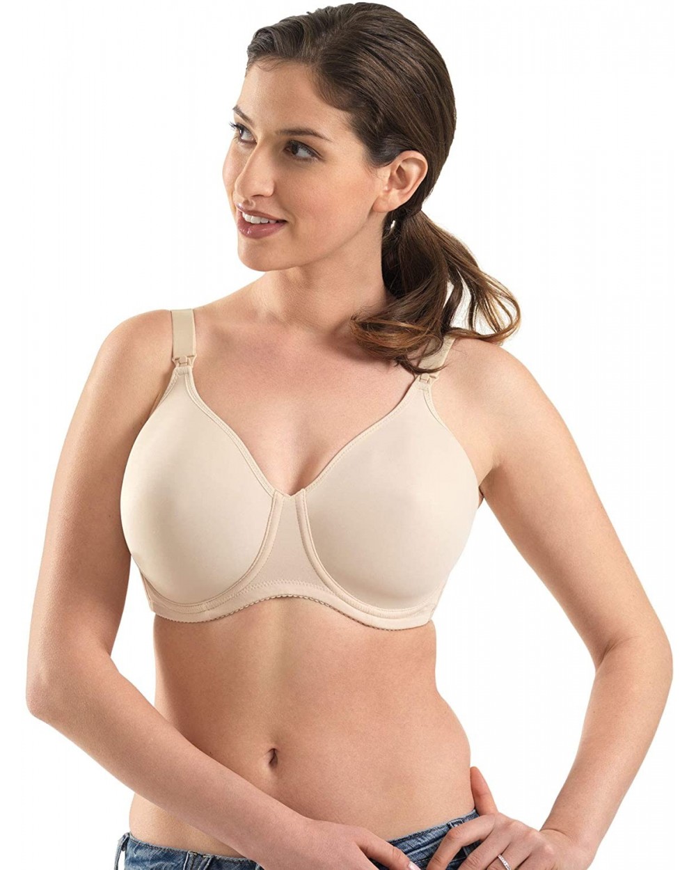 Women's Molded Seamless Underwire Bra Bra - Nude - CH18DR9657W $21.31 Bras