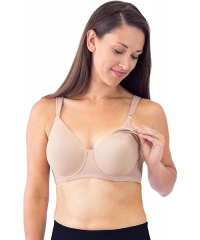 Women's Molded Seamless Underwire Bra Bra - Nude - CH18DR9657W $21.31 Bras