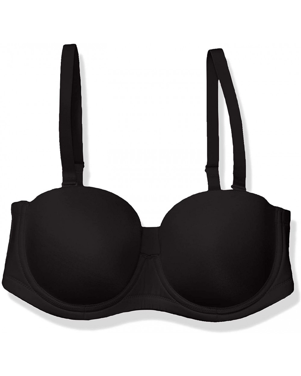 Women's Light Lined Strapless Bra - Black Hue - C818Z3O260W $27.14 Bras