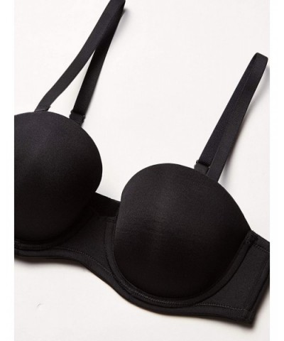 Women's Light Lined Strapless Bra - Black Hue - C818Z3O260W $27.14 Bras