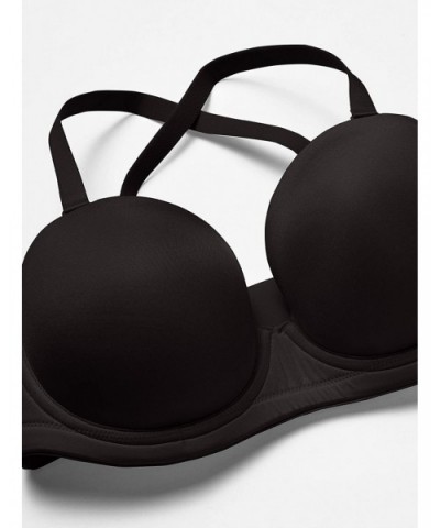 Women's Light Lined Strapless Bra - Black Hue - C818Z3O260W $27.14 Bras