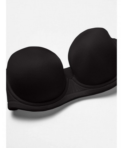 Women's Light Lined Strapless Bra - Black Hue - C818Z3O260W $27.14 Bras