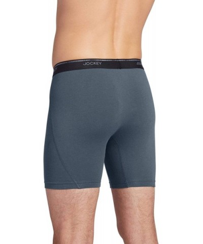 Men's Underwear MaxStretchT Midway Brief - 3 Pack - Black/Nerves of Steel/Iron Grey - CF18W3E36HC $45.92 Briefs