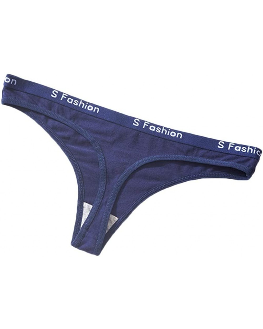 Sexy Women Thong Panties Fashion Letter G-String Underpants Lingerie Briefs - Blue - CW196D85NE8 $12.05 Robes