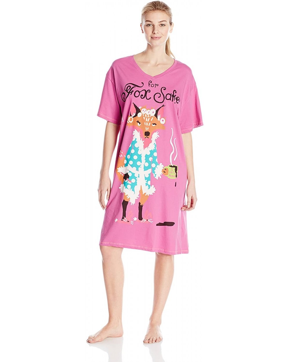 Women's Animal Sleepshirts - For Fox Sake - CG11TEVDPG9 $38.90 Nightgowns & Sleepshirts