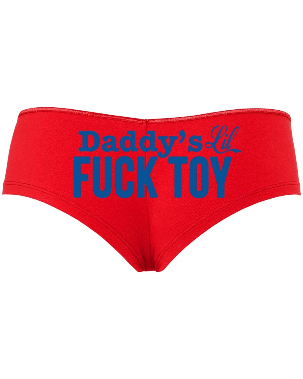 Daddys Little Lil Fuck Toy Fucktoy DDLG BDSM Owned Boyshort - Royal Blue - CW18SGIN297 $25.16 Panties