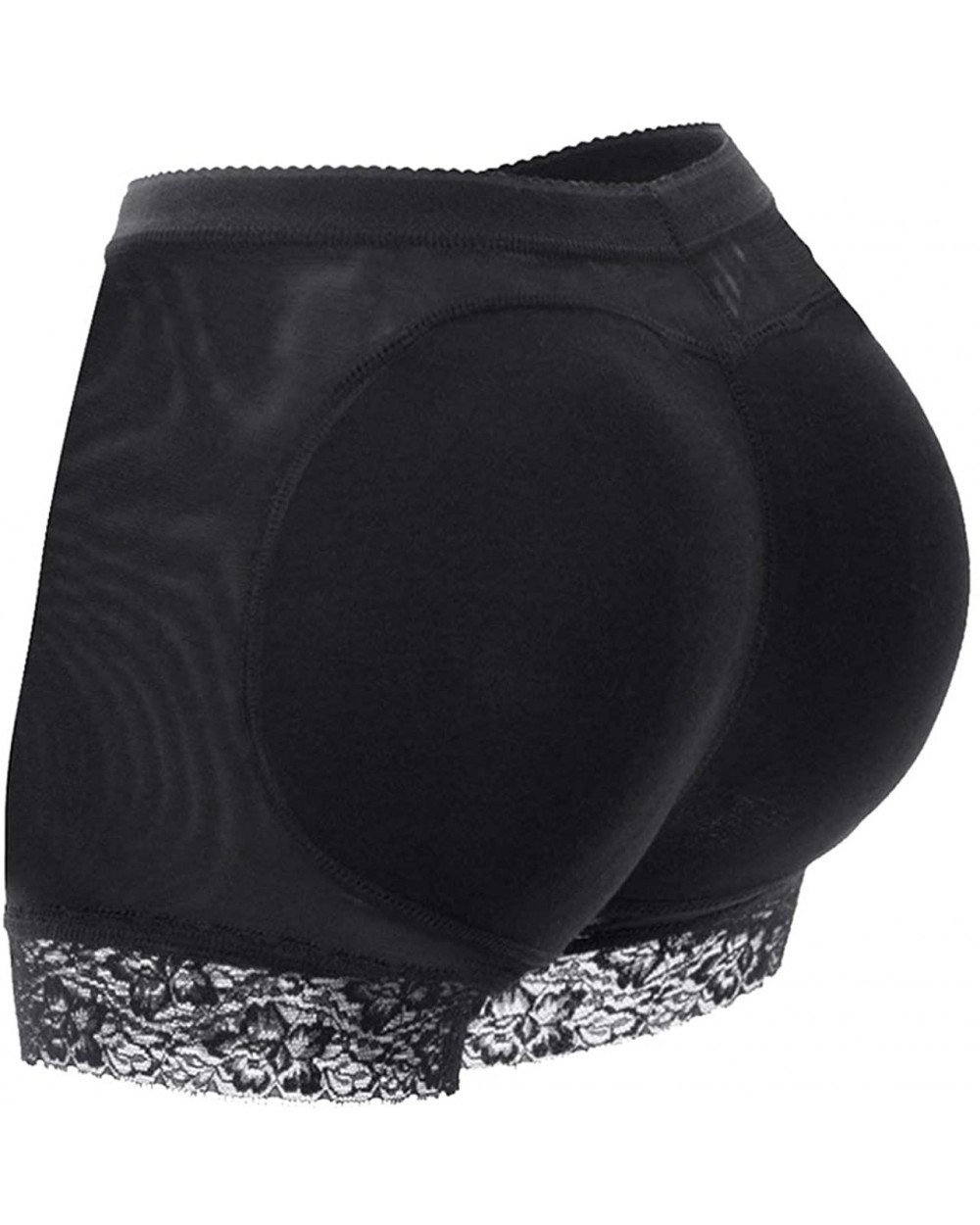 Womens Seamless Butt Lifter Padded Lace Panties Enhancer Underwear - Black - C018X4UU327 $16.03 Shapewear