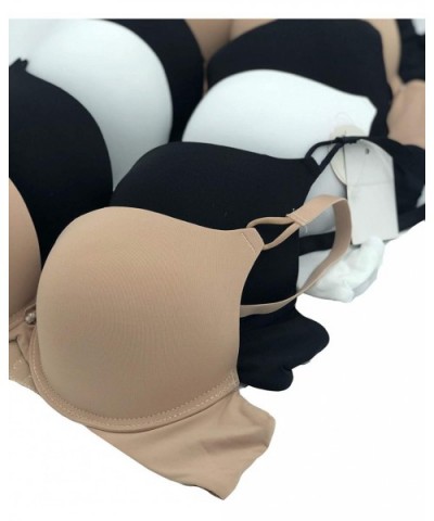 MAX Lift 6 Pieces Extreme Push up Double Push Up Bra 32A-40C - 68356-plain - b17ri4-c20ri4 - C11955GU2DN $59.03 Bras