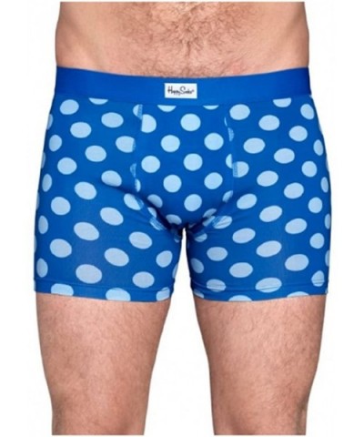 Men's Big Dot Boxer Briefs - Blue Big Dots - CV11OH53J5J $33.19 Boxer Briefs