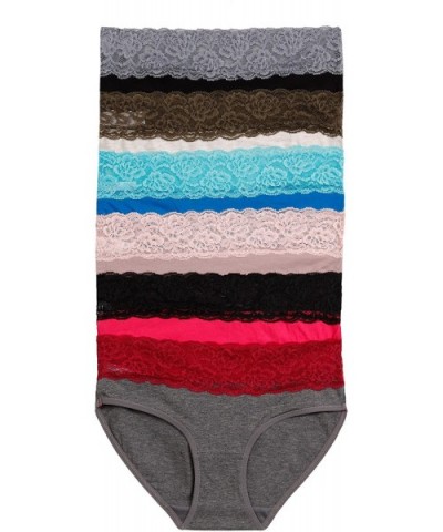 Bikini Style Panties Assorted Styles and Colors (Pack of 12) - 20 - CV12O8AVAAZ $24.26 Panties