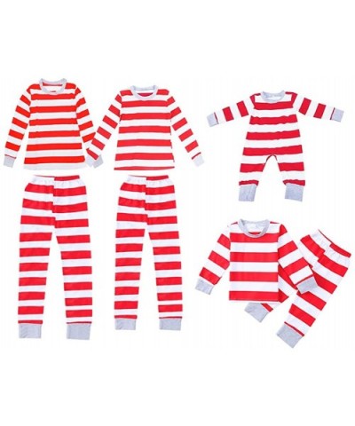 Family Christmas Matching Pajama Sets Sleepwear Winter Warm Nightwear - Men - CJ18YR67Y7Z $51.30 Sleep Sets