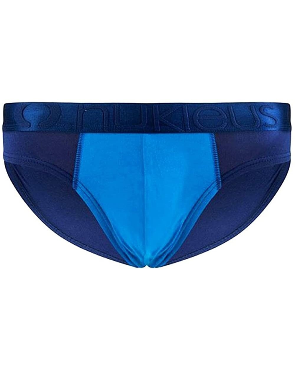 4X Men's Mini Brief Premium 100% Organic Cotton Extra Comfort Plain - Navy - C81832QDK32 $20.07 Briefs