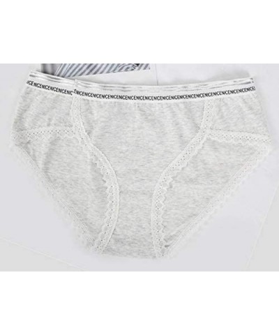 Cotton Panty with Lace Yes Daddy Hipster Cheeky Panty - Bfgrey - C619082TY39 $23.49 Panties