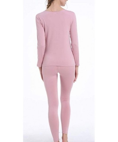 2-Piece Soft Base Layering Set Top with Pants - Pink - CU18A48OZI8 $36.65 Thermal Underwear