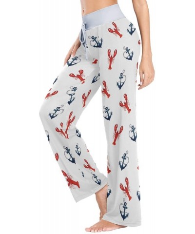 Women's Loose Casual Comfy Pajama Pants Drawstring Palazzo Wide Leg Lounge Pants - Color23 - CW197EHYZSZ $42.89 Bottoms