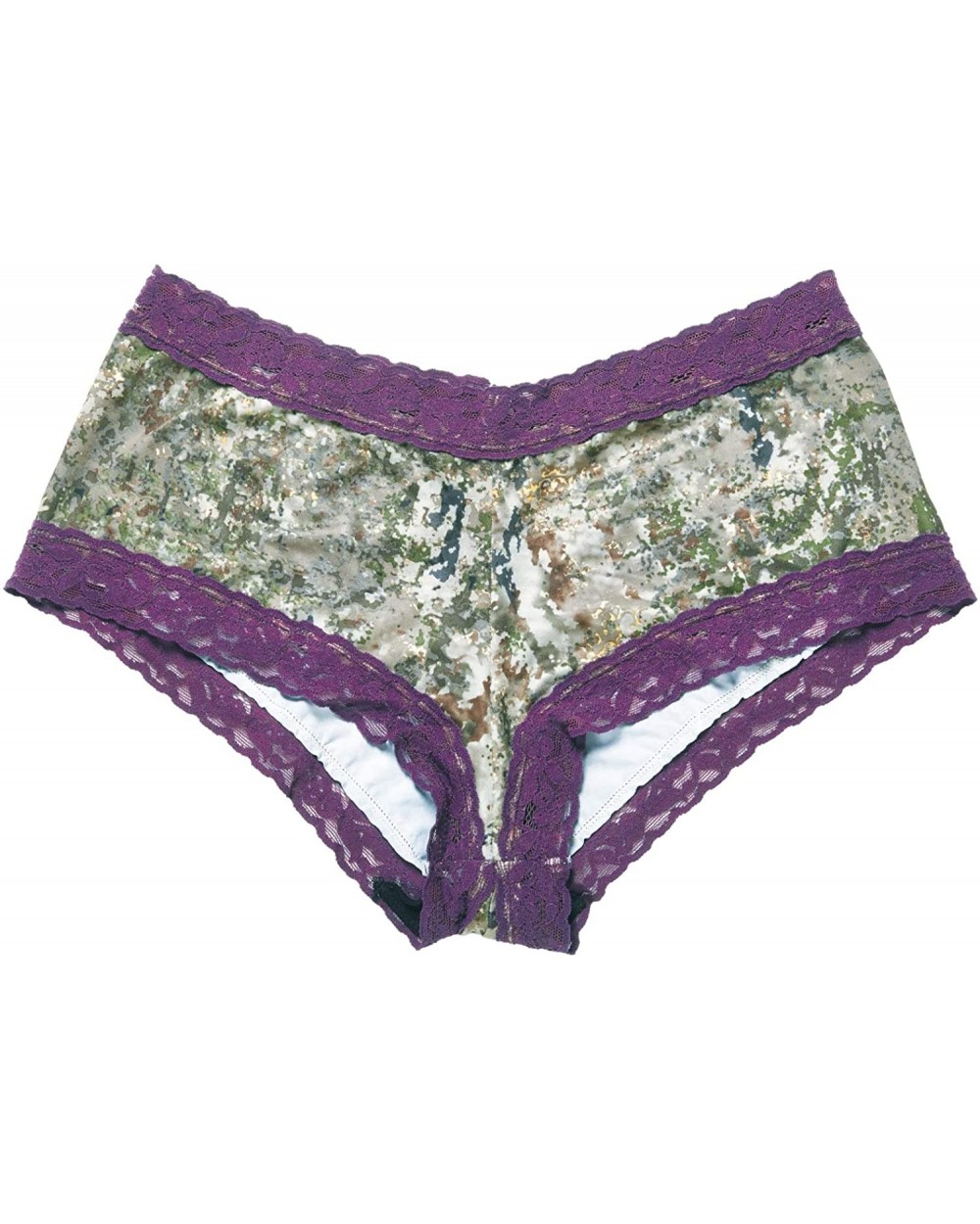 ShapeShift Digital Camo w/Plum Lace Boy Short - C118LQYQDKY $27.80 Panties