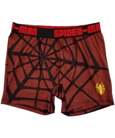 Spider-Man Web and Small Symbol Boxer Briefs - CH18DKY78E9 $36.02 Boxer Briefs