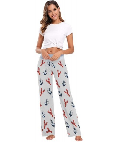 Women's Loose Casual Comfy Pajama Pants Drawstring Palazzo Wide Leg Lounge Pants - Color23 - CW197EHYZSZ $42.89 Bottoms