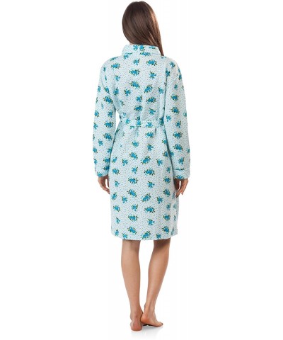 Women's Warm Lightweight Quilted Robe with Pockets - Green - CT12CMTPXA9 $37.80 Robes