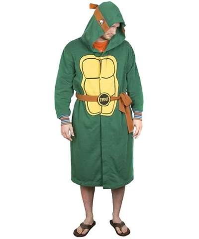 Mens' Hooded Robe with Belt (Large/X-Large) - CR11S5RJCV5 $60.29 Robes