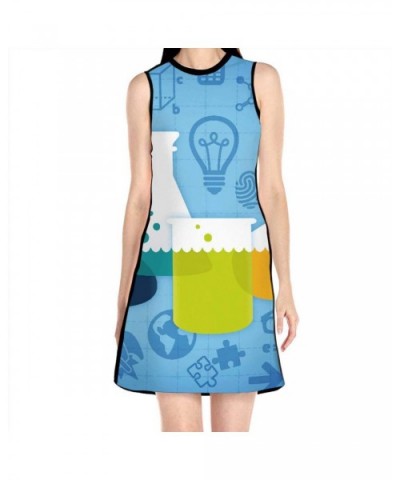 Battle of Lexington Massachusetts-Women's Slim Short Dress USA S - Multi 24 - CF19CRZHWZH $73.73 Nightgowns & Sleepshirts