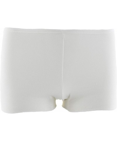 Women's Solid Boy Short Underwear in Natural - CC18O423CT7 $32.86 Panties