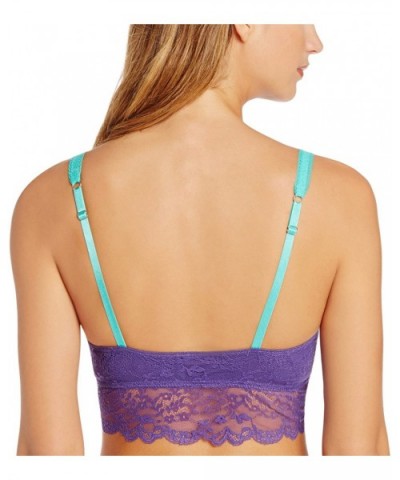 Intimates Women's Claudia Lace Bralette - Plum - CD11GGW5ALL $33.46 Bras