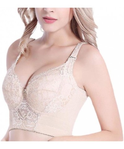 Women Minimizer Underwire Full-Figure-Bra Embroidery Bra - 1 - CO19CRXGL64 $60.27 Bras