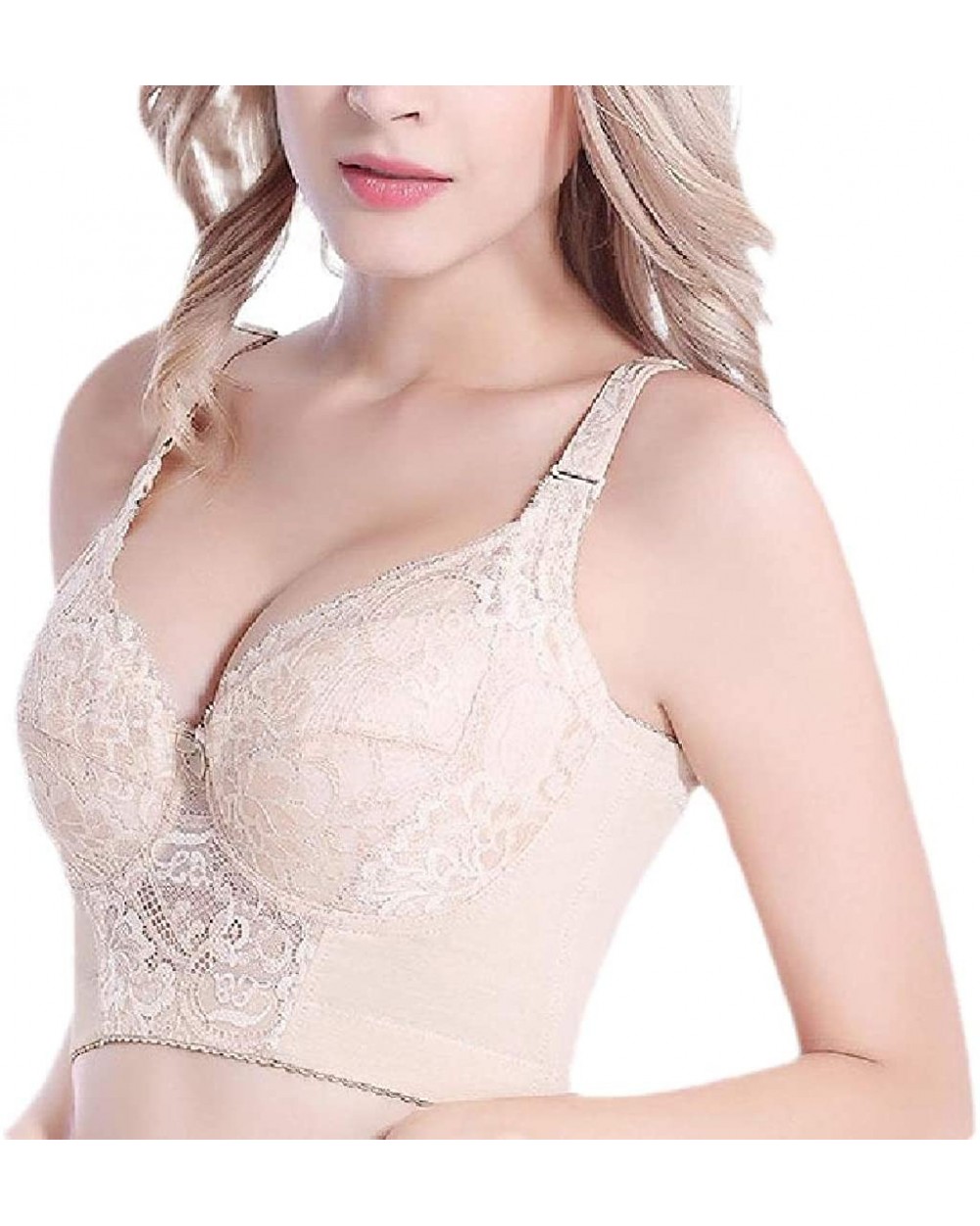 Women Minimizer Underwire Full-Figure-Bra Embroidery Bra - 1 - CO19CRXGL64 $60.27 Bras