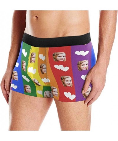 Personalized Photo Underwear Custom Design Face on Men Boxer Brief - Multi2 - CB1945X8ONY $31.01 Boxer Briefs