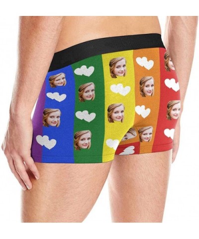 Personalized Photo Underwear Custom Design Face on Men Boxer Brief - Multi2 - CB1945X8ONY $31.01 Boxer Briefs