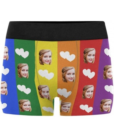 Personalized Photo Underwear Custom Design Face on Men Boxer Brief - Multi2 - CB1945X8ONY $31.01 Boxer Briefs