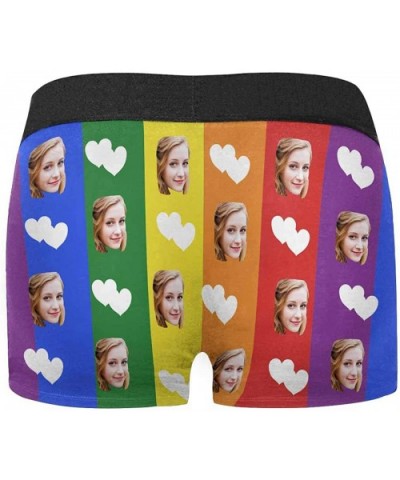 Personalized Photo Underwear Custom Design Face on Men Boxer Brief - Multi2 - CB1945X8ONY $31.01 Boxer Briefs