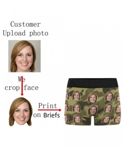 Personalized Photo Underwear Custom Design Face on Men Boxer Brief - Multi2 - CB1945X8ONY $31.01 Boxer Briefs