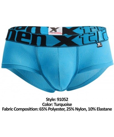 Mens Fashion Underwear Bikini and Briefs - Turquoise_style_91052 - CY18SANDNS6 $26.18 Briefs