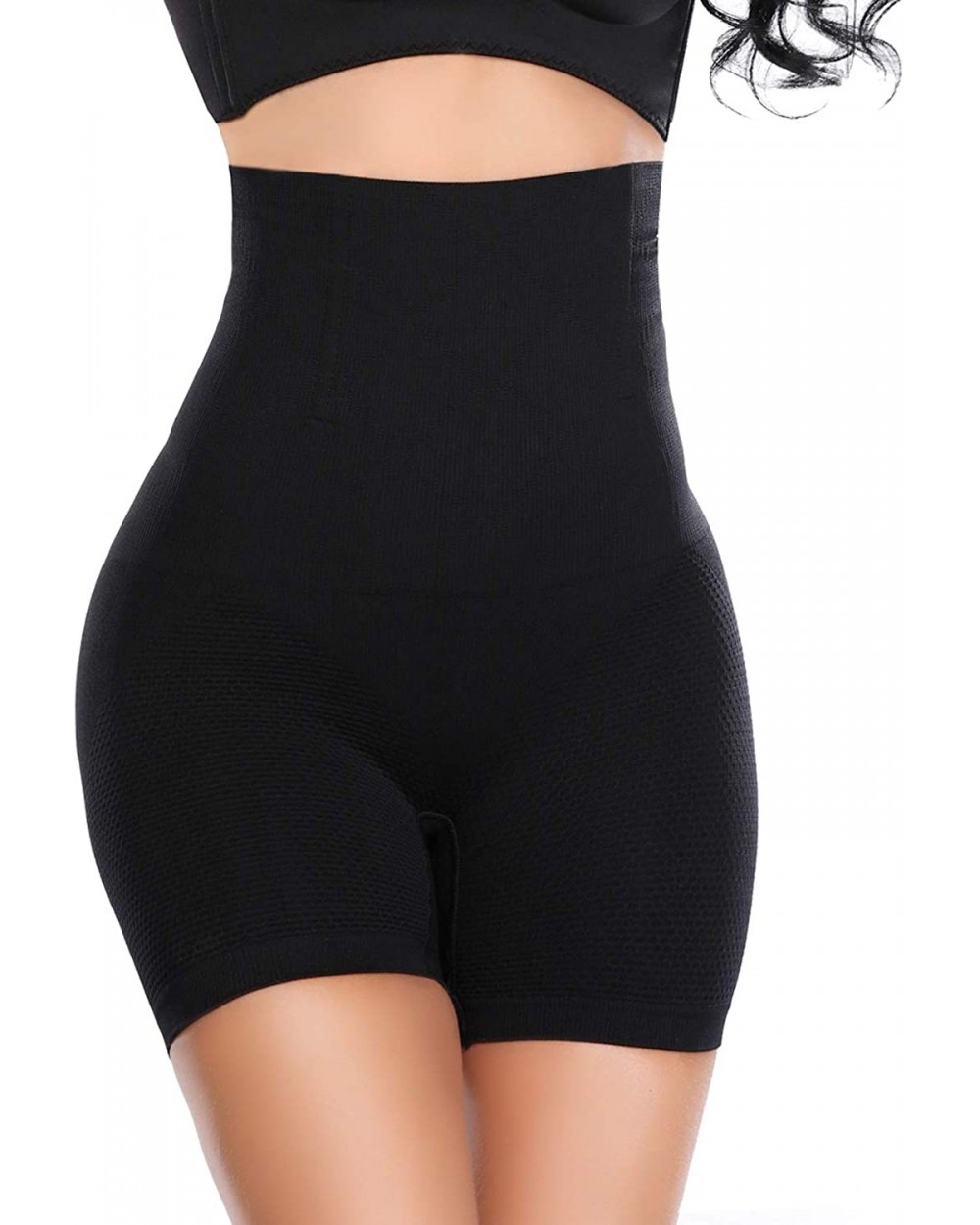 Tummy Control Panties for Women High Waist Shapewear Girdle Underwear Body Shaper Seamless Thigh Slimmers Black S - CZ18TAMTG...