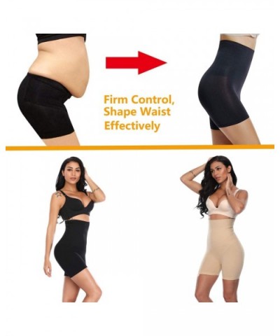 Tummy Control Panties for Women High Waist Shapewear Girdle Underwear Body Shaper Seamless Thigh Slimmers Black S - CZ18TAMTG...