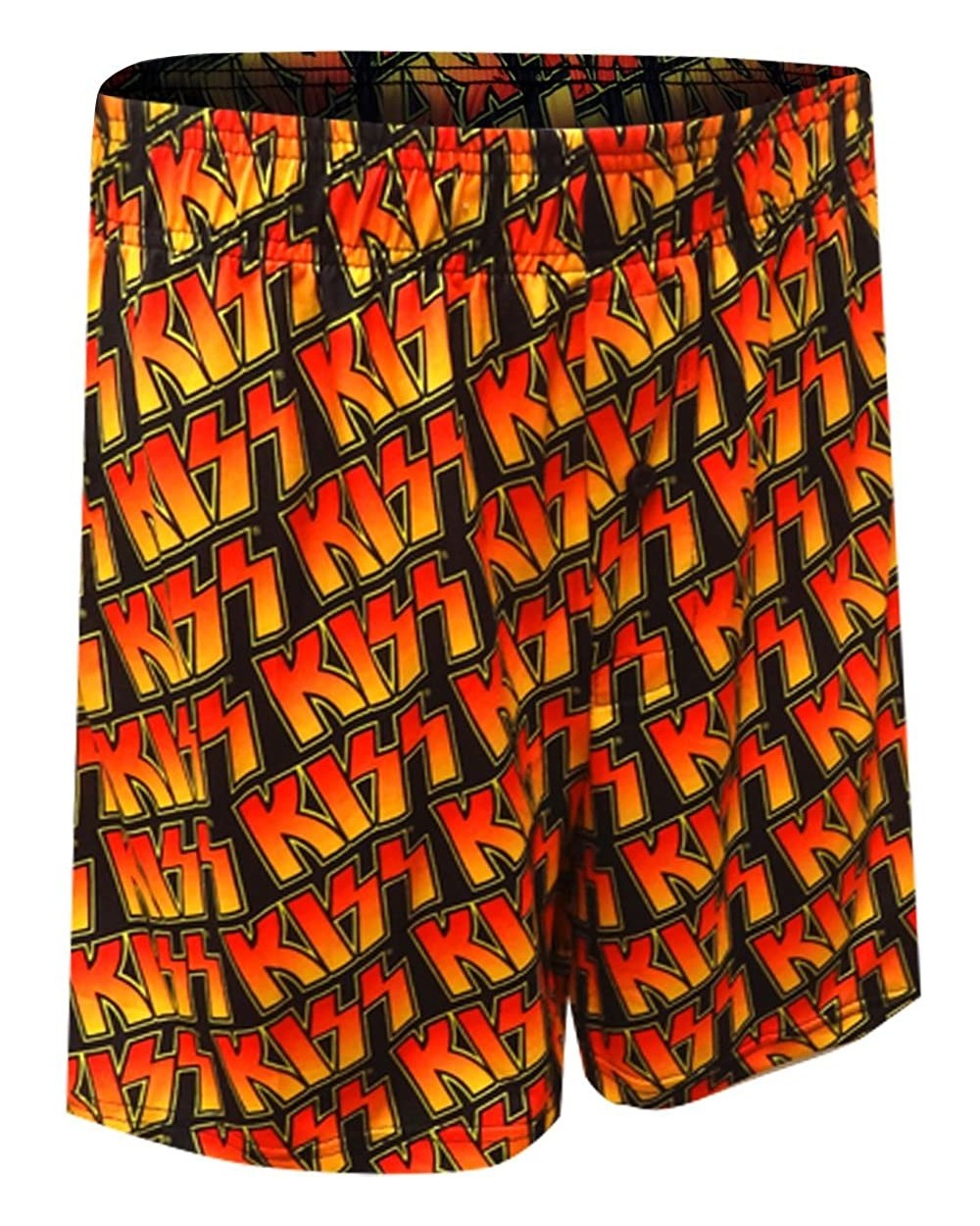 Men's Kiss Rock Band Logo Premium Boxer Shorts Size Small - C9189YNSWOL $23.08 Boxers