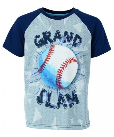 Boy's Raglan Sleeve Tee and Pant Pajamas - Baseball - C512H3TAA2N $30.84 Panties