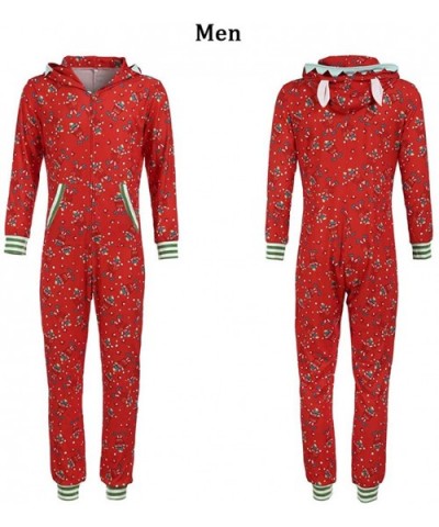 Family Matching Christmas Pajamas Set - Sizes for All Ages! - Red-men - CL18Z4QG0A0 $36.55 Sleep Sets