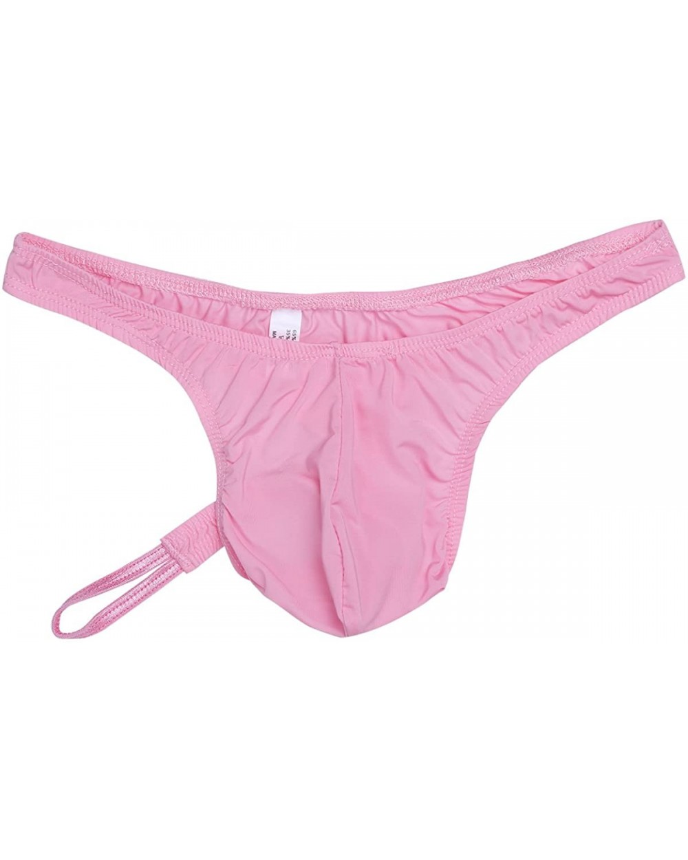 US Mens Strap O Ring Thong Brief Underwear - Pink - CF182KXYZ2X $22.55 G-Strings & Thongs