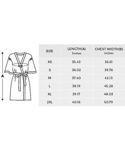 Custom Tropical Sailboat Silhouettes Women Kimono Robes Beach Cover Up for Parties Wedding (XS-2XL) - Multi 1 - CH190Z8KONX $...