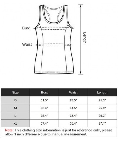 Women's Racerback Tank Tops Casual 3D Printed Graphic Tees Sleeveless Workout Yoga Shirt - A-pink Mermaid - CW18SCQ9AWT $22.3...