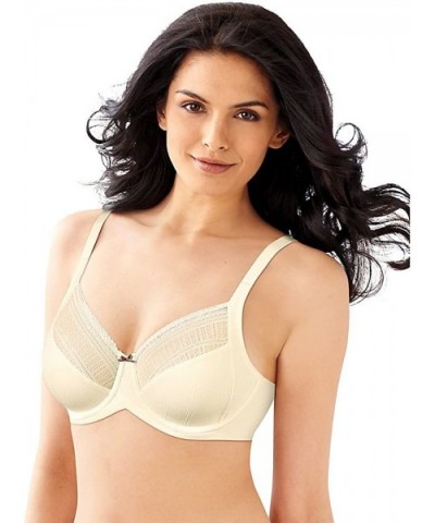 Enchantment Lace Minimizer Bra - Ivory W/Rum Raisin - CJ182LDA987 $50.36 Bras