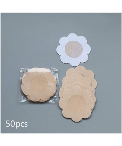 Invisible Nipple Stickers 50pcs Women's Invisible Breast Lift Tape Overlays on Bra Nipple Stickers Chest Stickers Bra Nipple ...