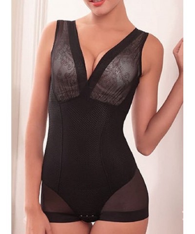 Valentina Women's Bodyshaper Corset Body Briefer Bodysuit Slimming Shapewear - Black - CP12DTF6VM5 $36.68 Shapewear